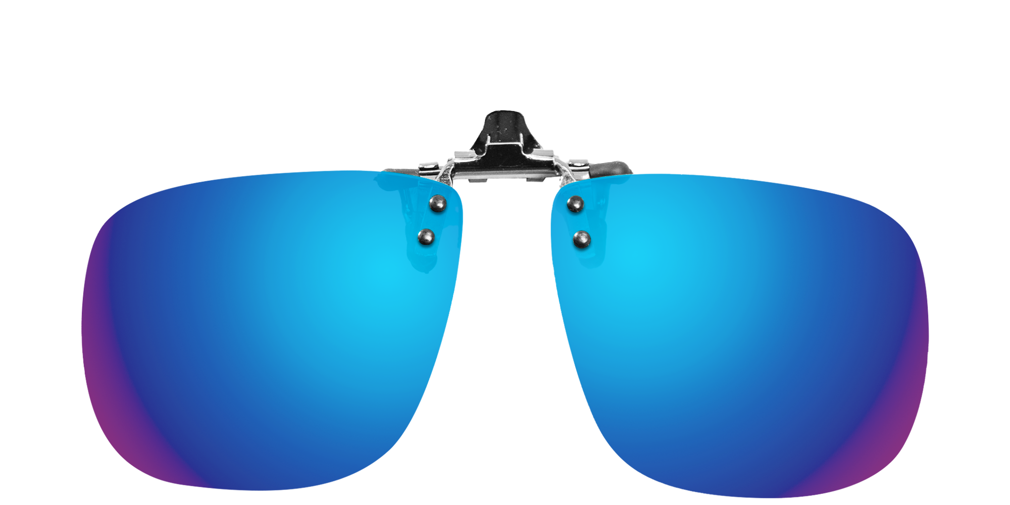 Large Square Glasses with Clip On Frames - Outdoor Protan