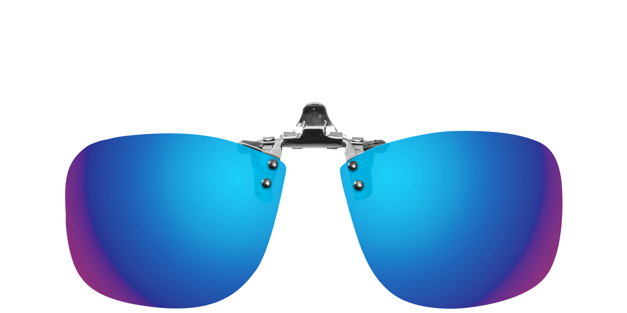 Small Square Flip On Clip Up Sunglasses - Outdoor Protan