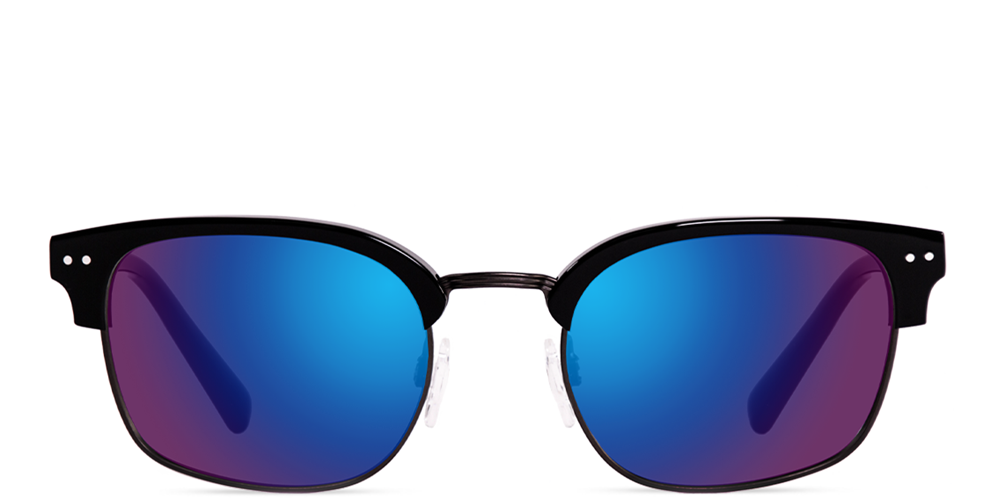 Iconic Derby Black Browline Protan Glasses for Outdoor Use