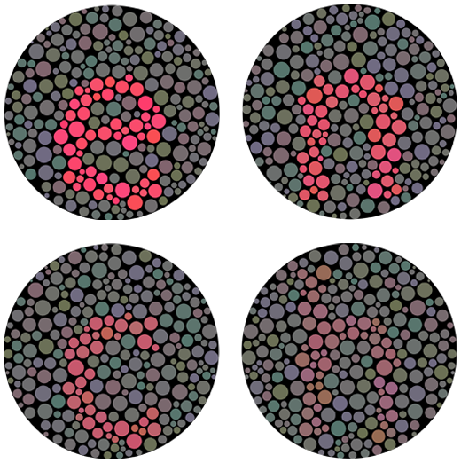 EnChroma Deutan test plates