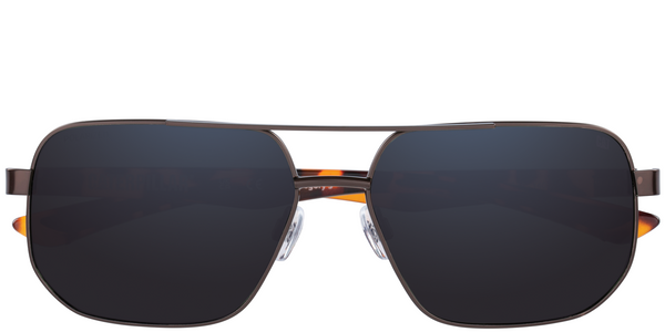 CTS-8013 | Matte Brown/Tort Polarized Deutan Sunglasses