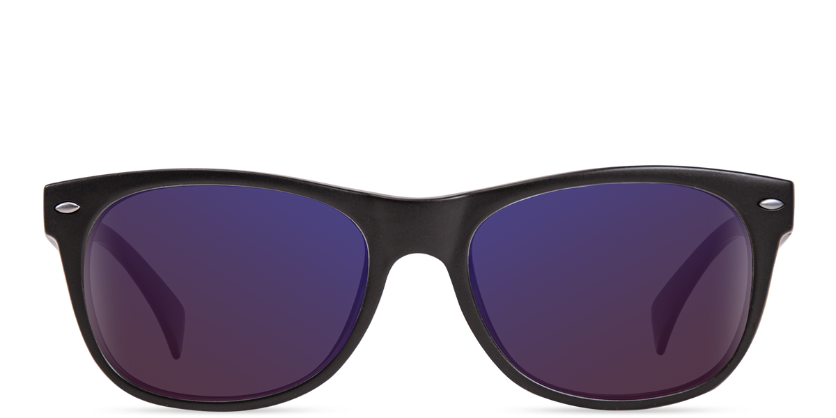 Ellis Cx3 Classic Black Frame Prescription Glasses | EnChroma display picture 1
