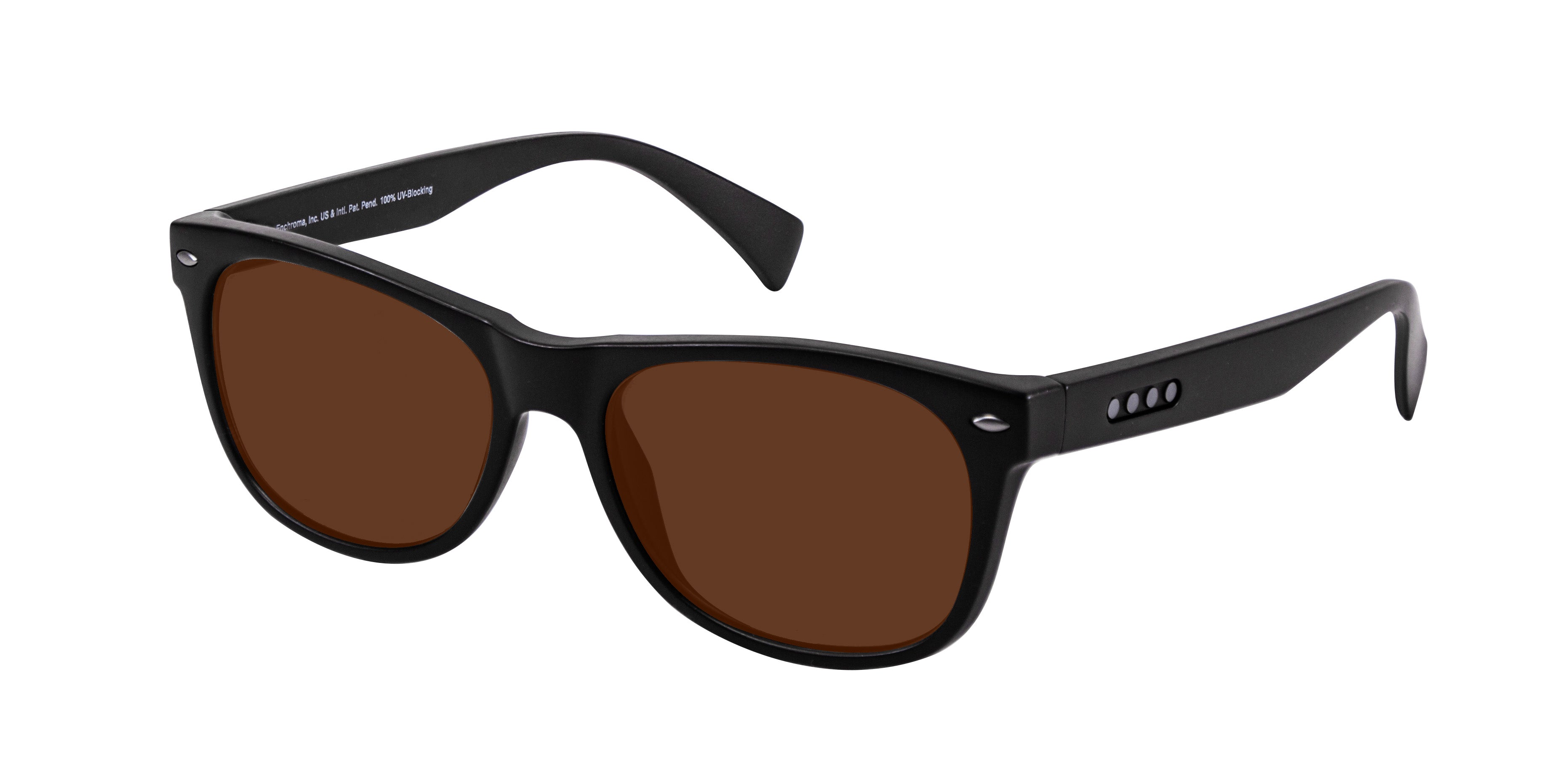 Black sunglasses clearance with brown lenses